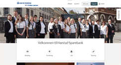 Desktop Screenshot of harstad-sparebank.no